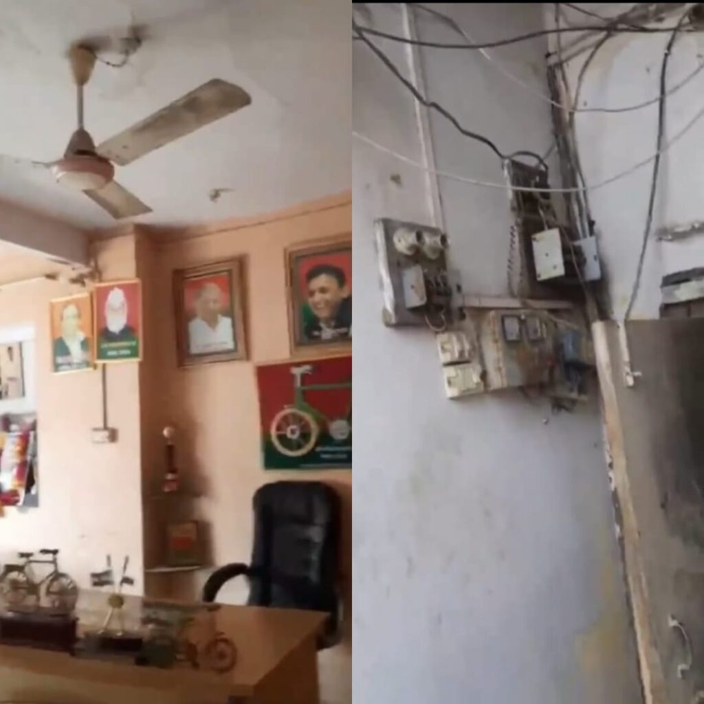 संभल में बिजली विभाग के छापेमारी दस्ते ने दी यहां दस्तक।